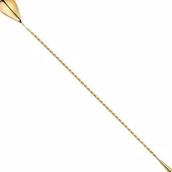 Barlöffel Tropfenform | 40 cm - Gold