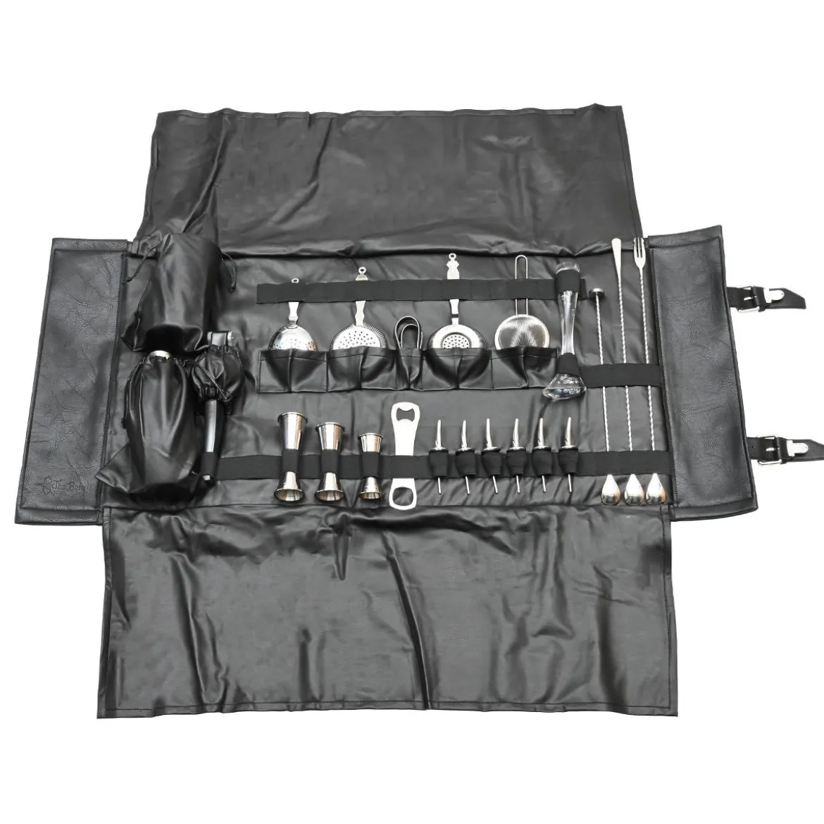 Barrolle mit Cocktailset Deluxe | Schwarz