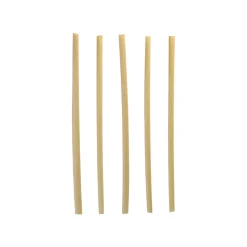 Bio Cocktail-Strohhalm aus Stroh | Ø 4 mm x 15 cm - Papstar Pure (250 Stk)