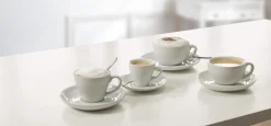 Cappuccino Untertasse - Italia White | Weiß - Ø 15,5 cm (6 Stk)
