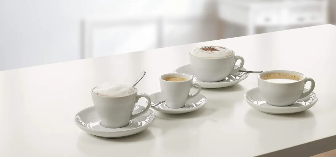 Cappuccino Untertasse - Italia White | Weiß - Ø 15,5 cm (6 Stk)