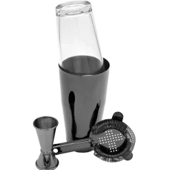 Cocktailset Boston 1 - Gunmetal Schwarz
