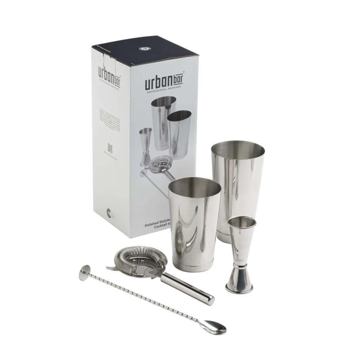 Cocktailset 5-teilig - Geschenkbox | Silber