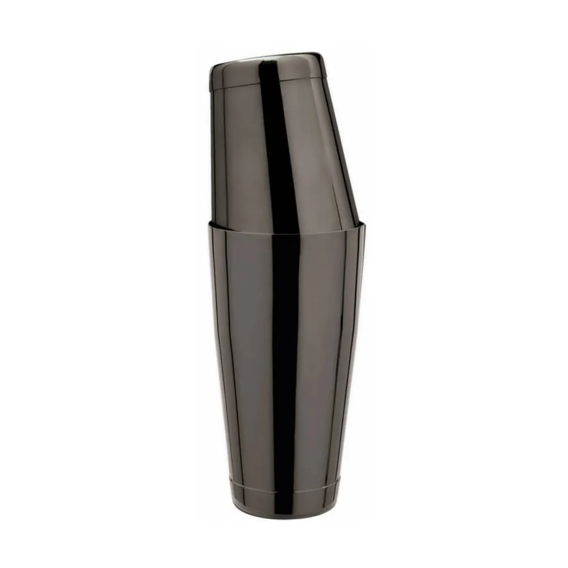 Cocktailshaker Tin-in-Tin | Gunmetal Schwarz
