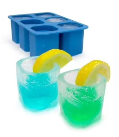 Eiswürfelform Shotglas eckig | 6 Stück