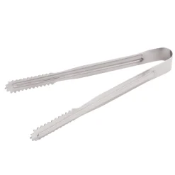 Eiszange Edelstahl | 20 cm - Silber