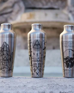 French Shaker Chrono Tattoo | 2 teilig - 550 ml - Alchemy verziert