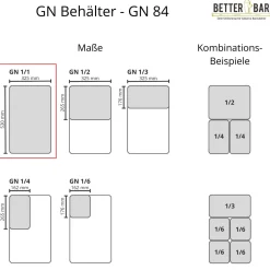 GN 1/1 Deckel - Polypropylen - GN 84