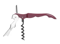 Kellnermesser mit Doppelhebel | Rot