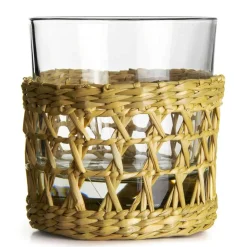 Old Fashioned Glas - Seegras Korb | 300 ml (6 Stk)