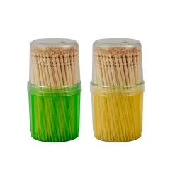 Partypicker gedrechselt - im Spender | 6,5 cm - Papstar (400 Stk)