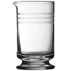 Rührglas Calabrese mit Standfuß - Rillenmuster | 600 ml