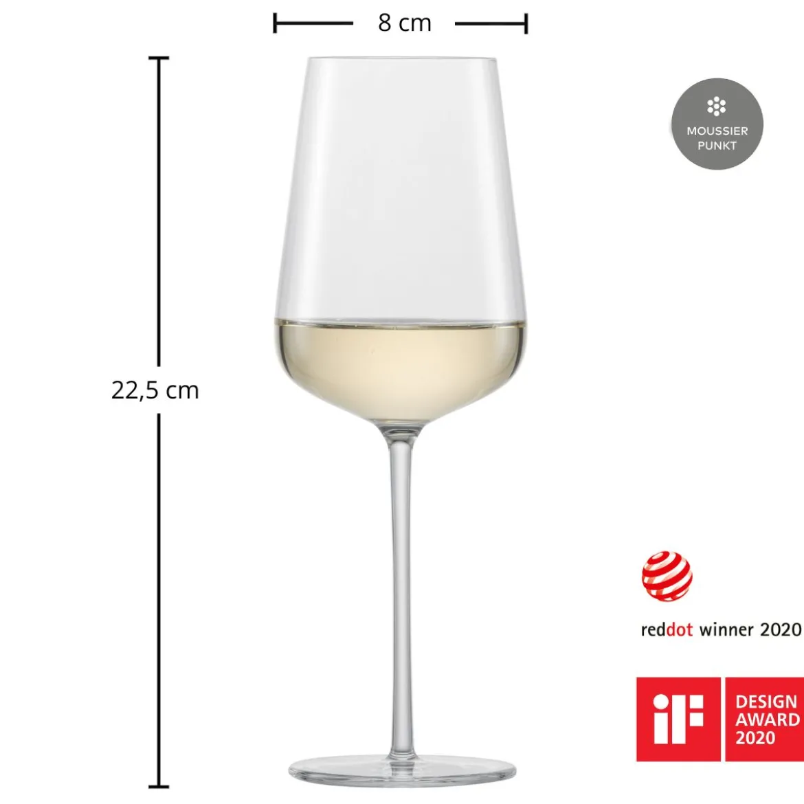 Riesling Weißweinglas | Verbelle - Zwiesel Glas | 410 ml (6 Stk)