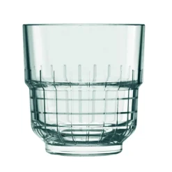 Rocks Glas - Karomuster | Stapelbar - 260 ml