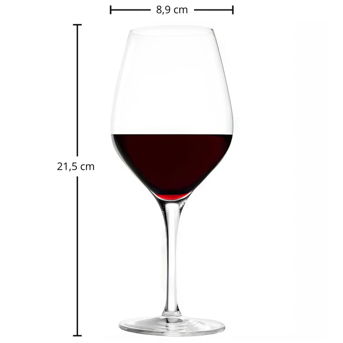 Rotweinglas | Exquisit - Stölzle Lausitz | 480 ml (6 Stk)
