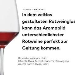Rotweinglas | Taste - Schott Zwiesel | 0,25l Eiche - 500 ml (6 Stk)