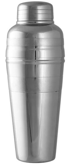 Savoy Cocktailshaker | Dreiteilig - Silber - 700 ml