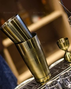 Tin-in-Tin Cocktail Shaker - Kenko | Bronze