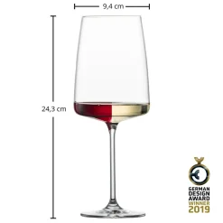 Weinglas Kraftvoll & Würzig | Sensa - Zwiesel Glas | 0,2l Eiche - 660 ml (6 Stk)