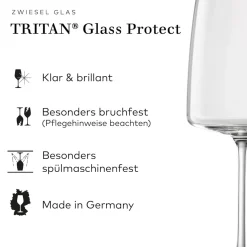 Weinglas Kraftvoll & Würzig | Sensa - Zwiesel Glas | 0,2l Eiche - 660 ml (6 Stk)