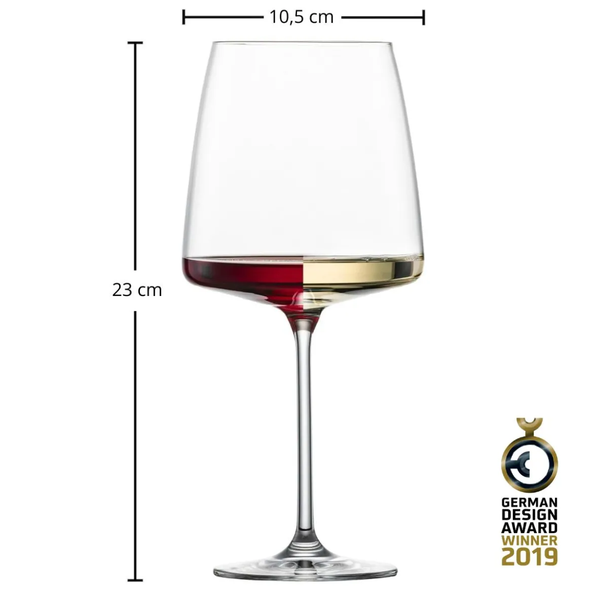Weinglas Samtig & Üppig | Sensa - Zwiesel Glas | 0,2l Eiche - 710 ml (6 Stk)