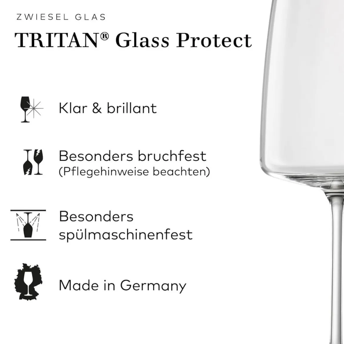 Weinglas Samtig & Üppig | Sensa - Zwiesel Glas | 0,2l Eiche - 710 ml (6 Stk)